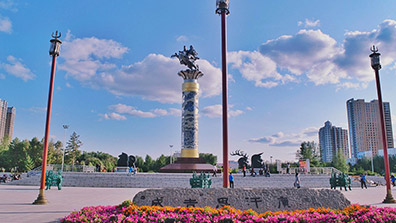 蒙古風格圖案在公園景觀設計中的運用